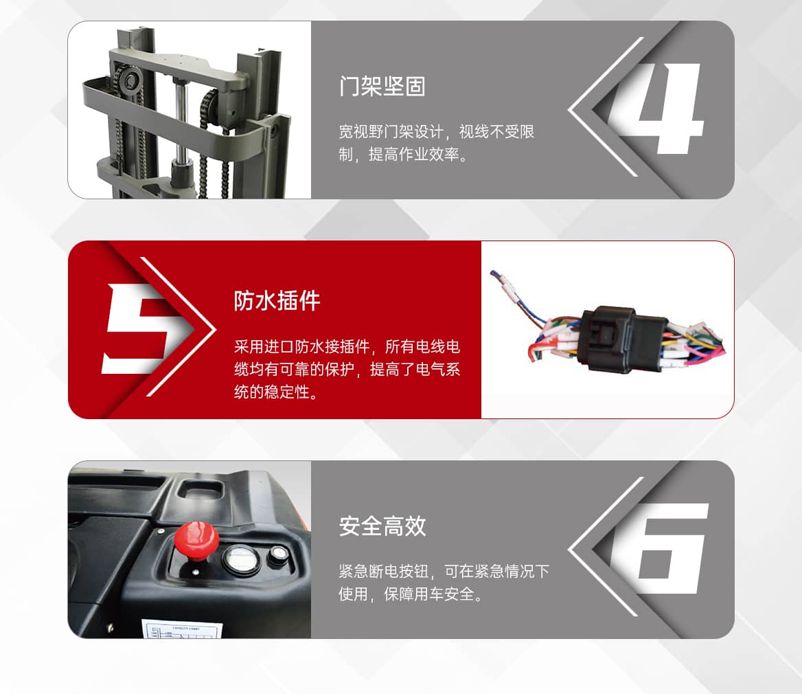 步行式电动托盘堆垛车产品细节