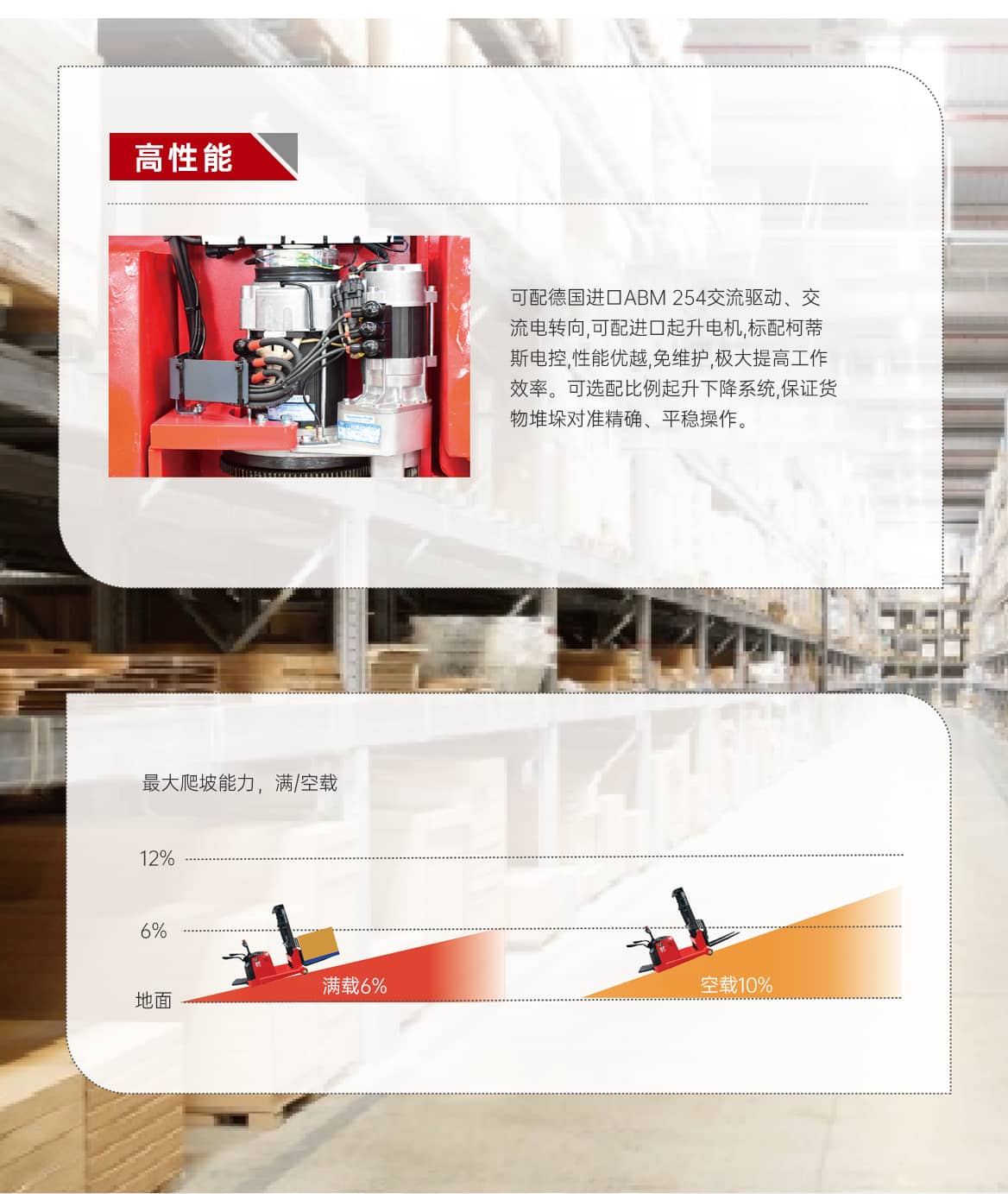 平衡重式电动托盘堆垛车产品细节