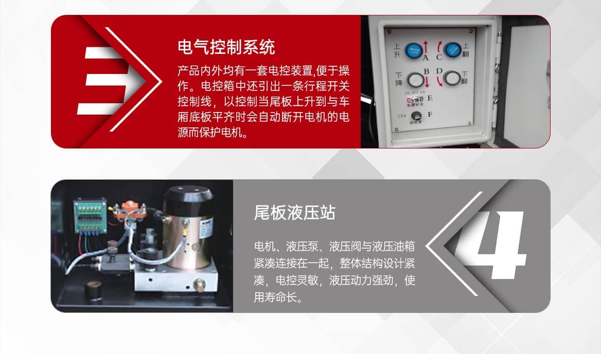 垂直式汽车尾板产品细节