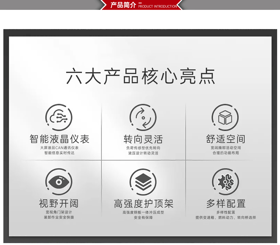 1.5-3.5T内燃平衡重式叉车产品简介
