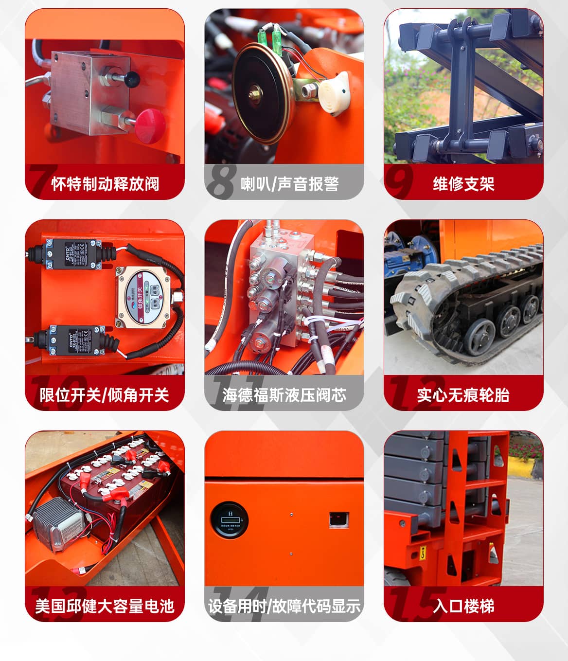 自行走履带式高空作业平台产品细节