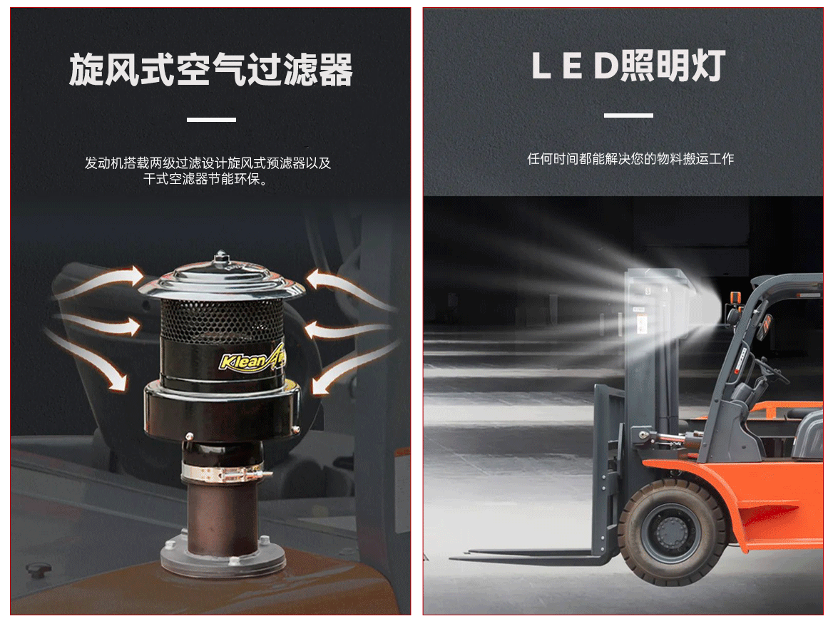 5-12T内燃平衡重式叉车产品简介