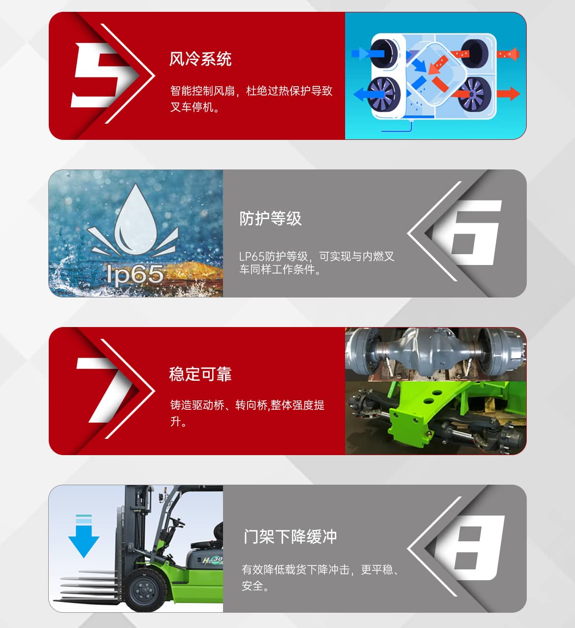 基础油改电叉车产品细节