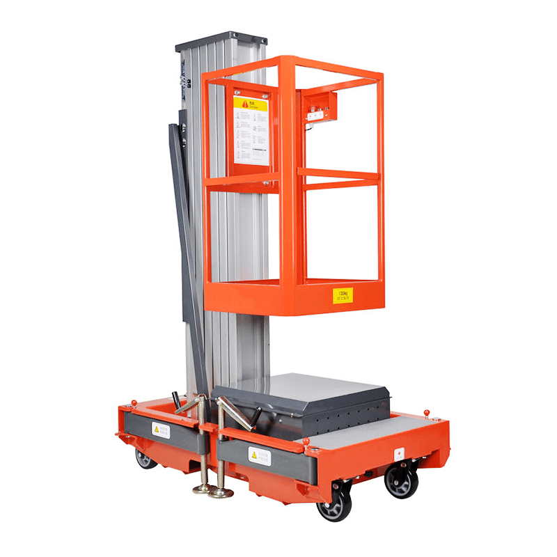 Mast aluminum alloy lifting platform