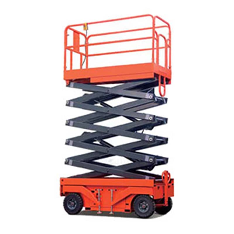 Scissor type mobile lifting platform