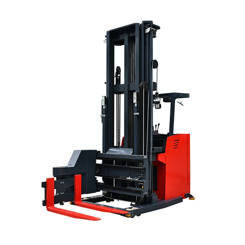 Stand-on driving type 3-way electric pallet stacker