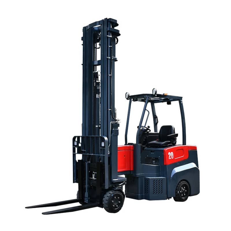 Articulated 3-way forklift