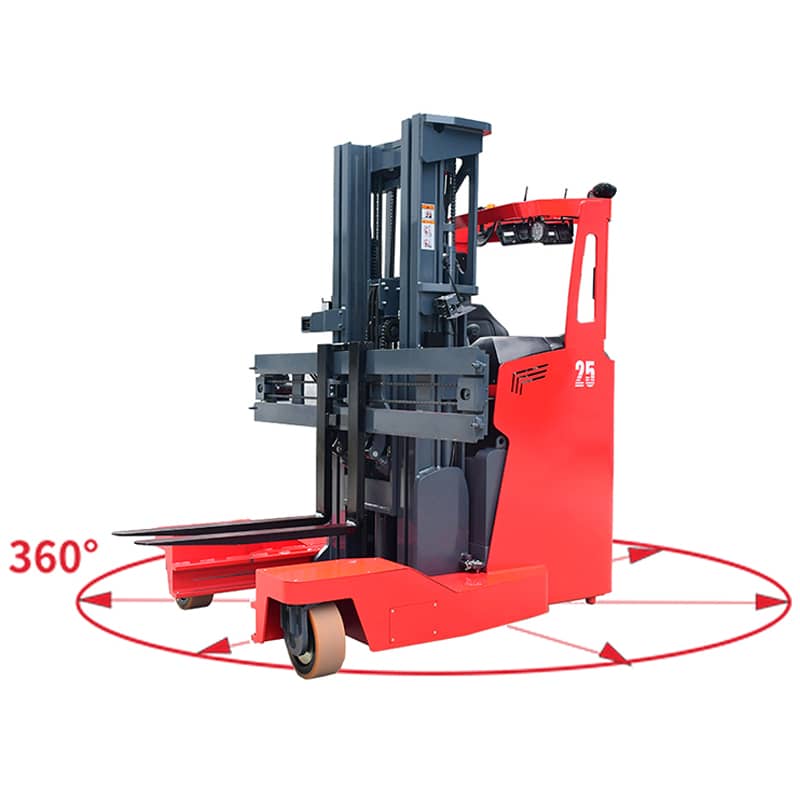 Seated type electric multi directional forklift