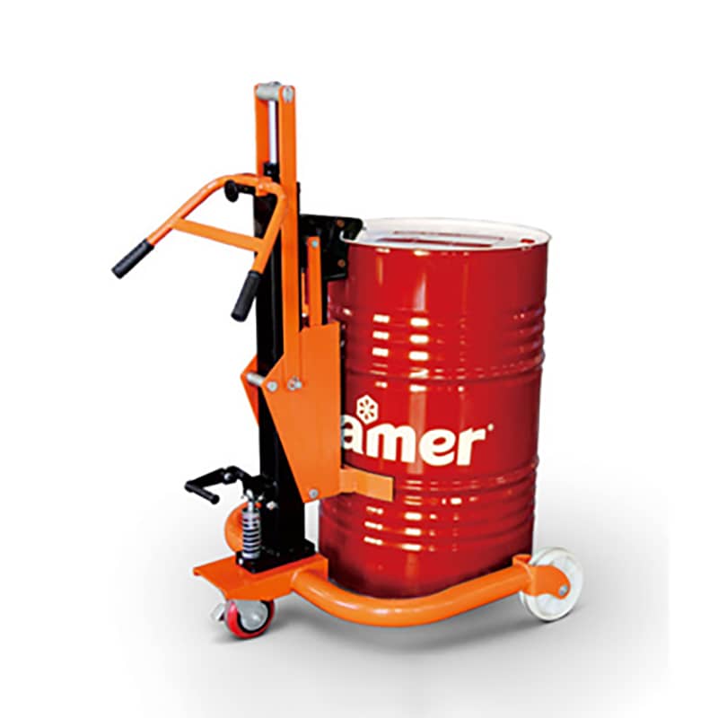 Manual oil drum carrier