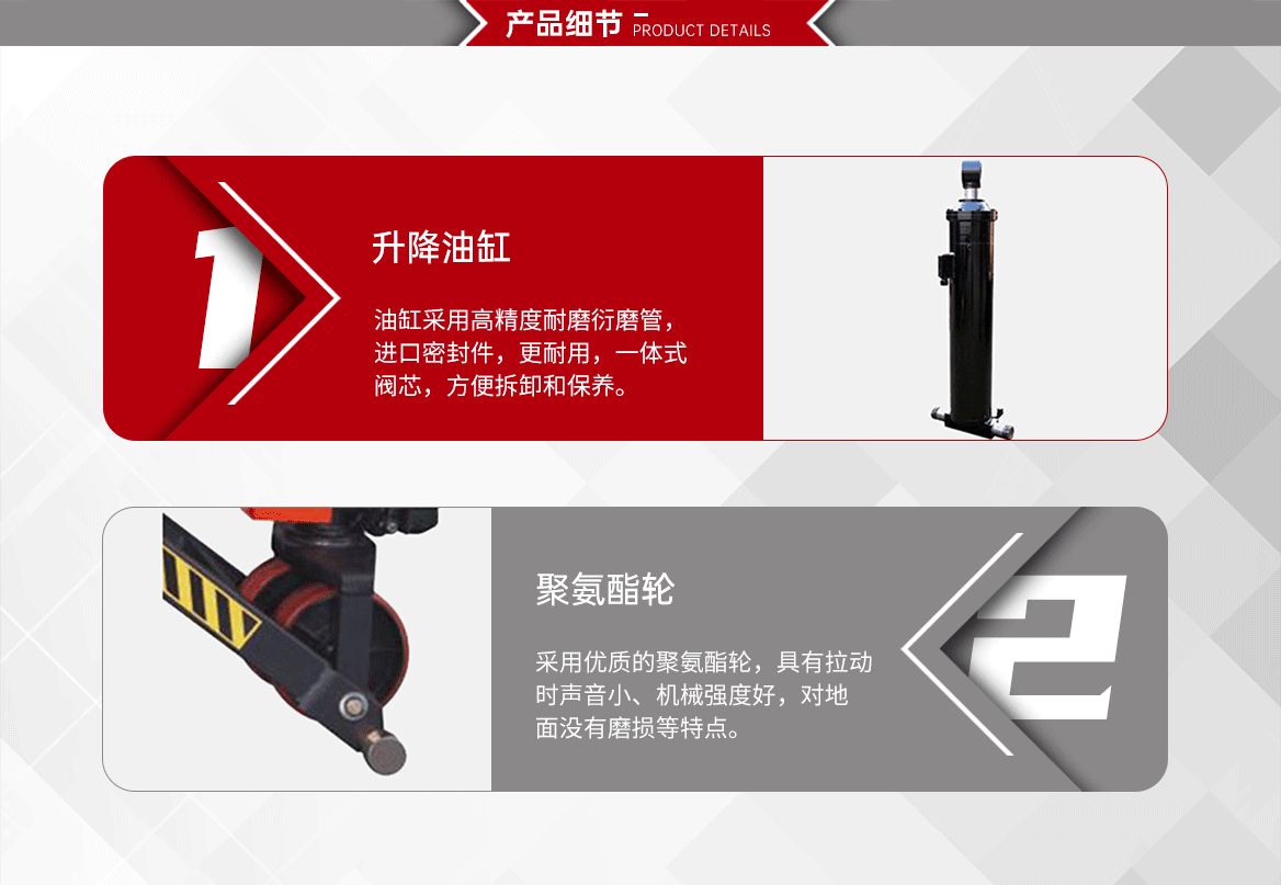 高起升手动液压搬运车产品细节