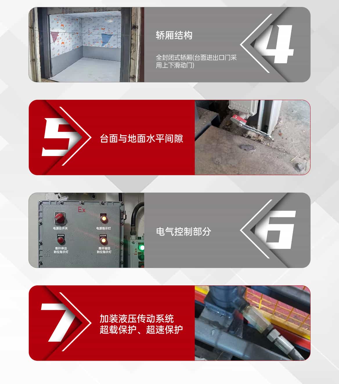 升降平台整改改造整改细节